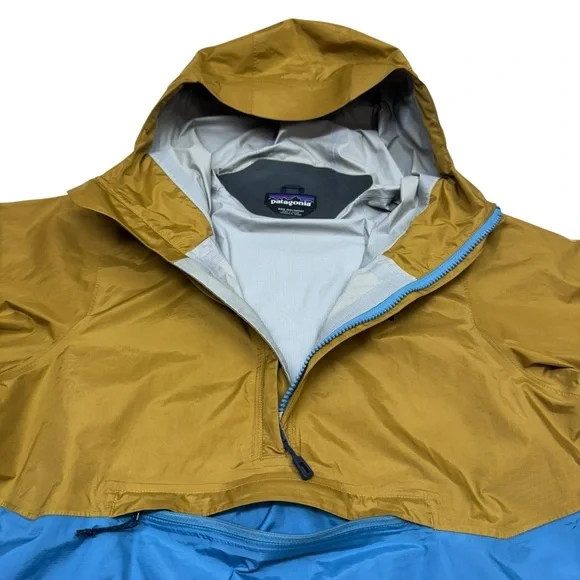 Patagonia H2no Torrentshell Rain Shell Jacket Hood 1/4 Zip